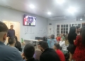 WhatsApp Image 2022 12 06 at 18.54.15 1 Los ánimos a España se mantuvieron en el bar Chache hasta el final del partido