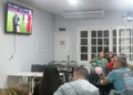 WhatsApp Image 2022 12 06 at 18.54.16 1 Los ánimos a España se mantuvieron en el bar Chache hasta el final del partido