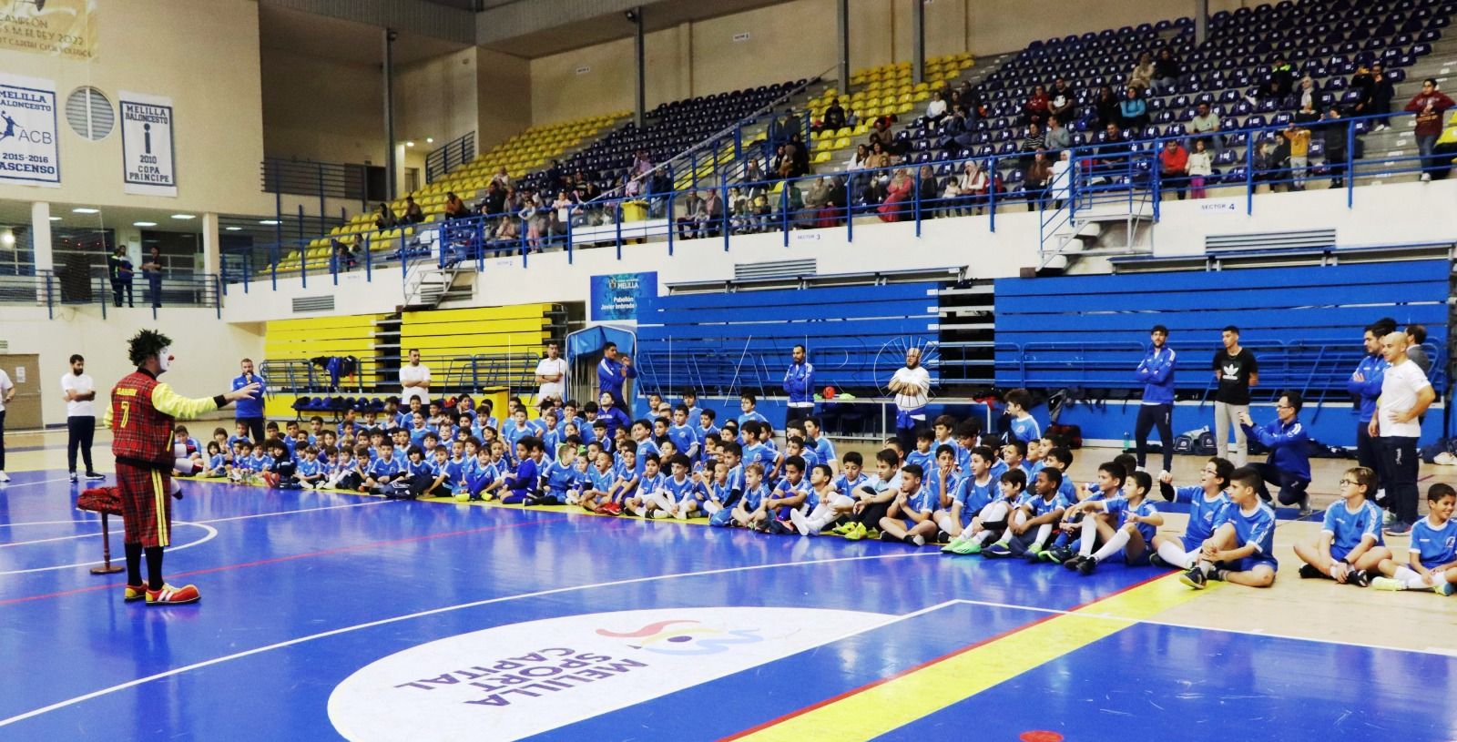 WhatsApp Image 2022 12 15 at 16.02.46 Sarapín hace disfrutar a los jóvenes futbolistas de la Fundación de la RFMF