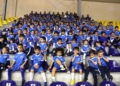 WhatsApp Image 2022 12 15 at 16.02.50 1 Sarapín hace disfrutar a los jóvenes futbolistas de la Fundación de la RFMF