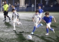 jugada 1 final segunda division CD La Espiguera y UD Melilla, campeones de Copa en Tercera y Segunda Benjamín de fútbol-8