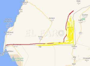 mapa Tropas británicas realizan ejercicios junto al ejército marroquí en el Sáhara