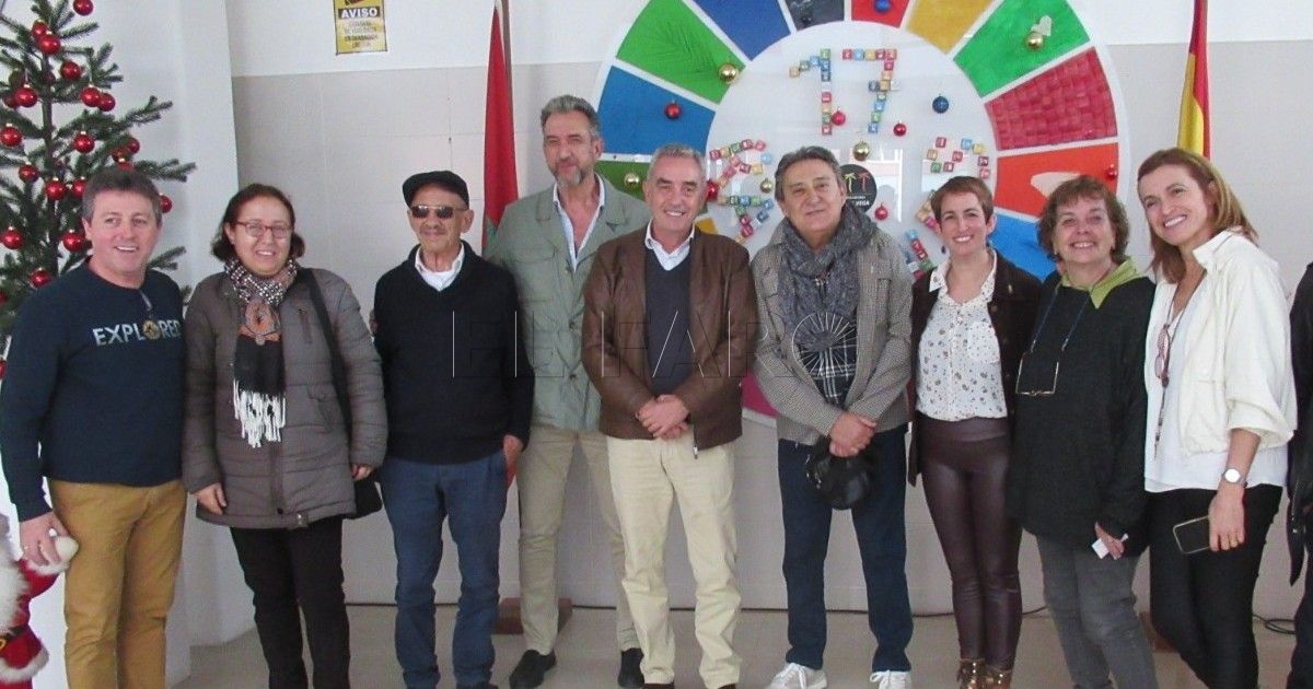 mariano peña ie lope vega El actor Mariano Peña visita el Instituto Español Lope de Vega de Nador