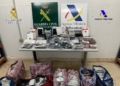 mercancia total La Guardia Civil decomisa en Beni Enzar tabaco, alcohol, móviles y tablets por valor de 17.000 euros
