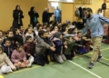 19 La Unión Deportiva Melilla desata la locura en el CEIP Juan Caro