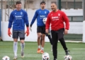 3 5 Vuelta al trabajo de la UD Melilla tras el día de descanso
