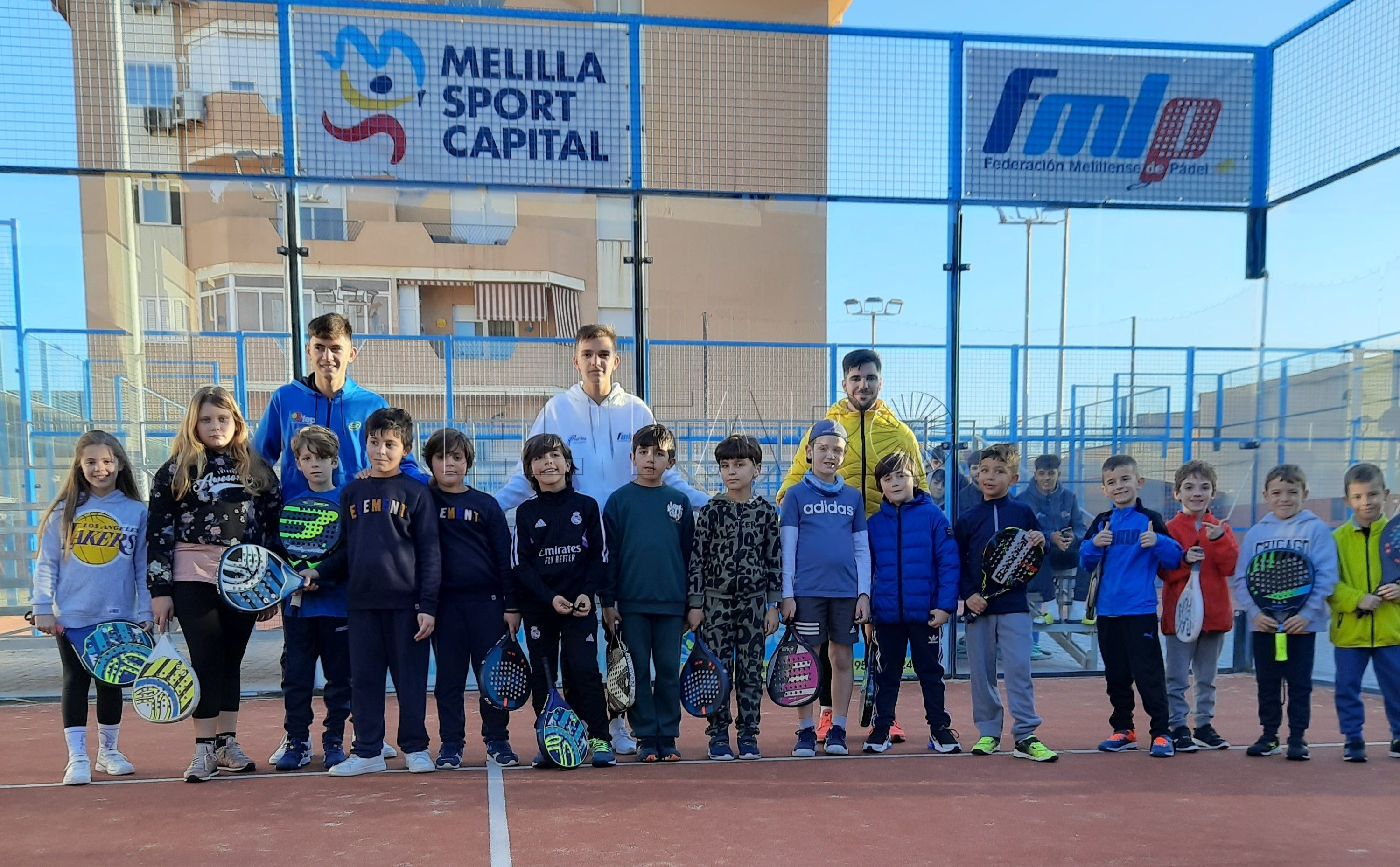 Benjamines Estreno del Circuito de Menores de Melilla de pádel