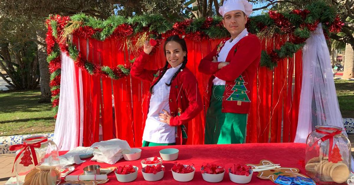 Clementina y Anacardo Lleno en el taller infantil de cocina de Anacardo y Clementina de la Vidriera