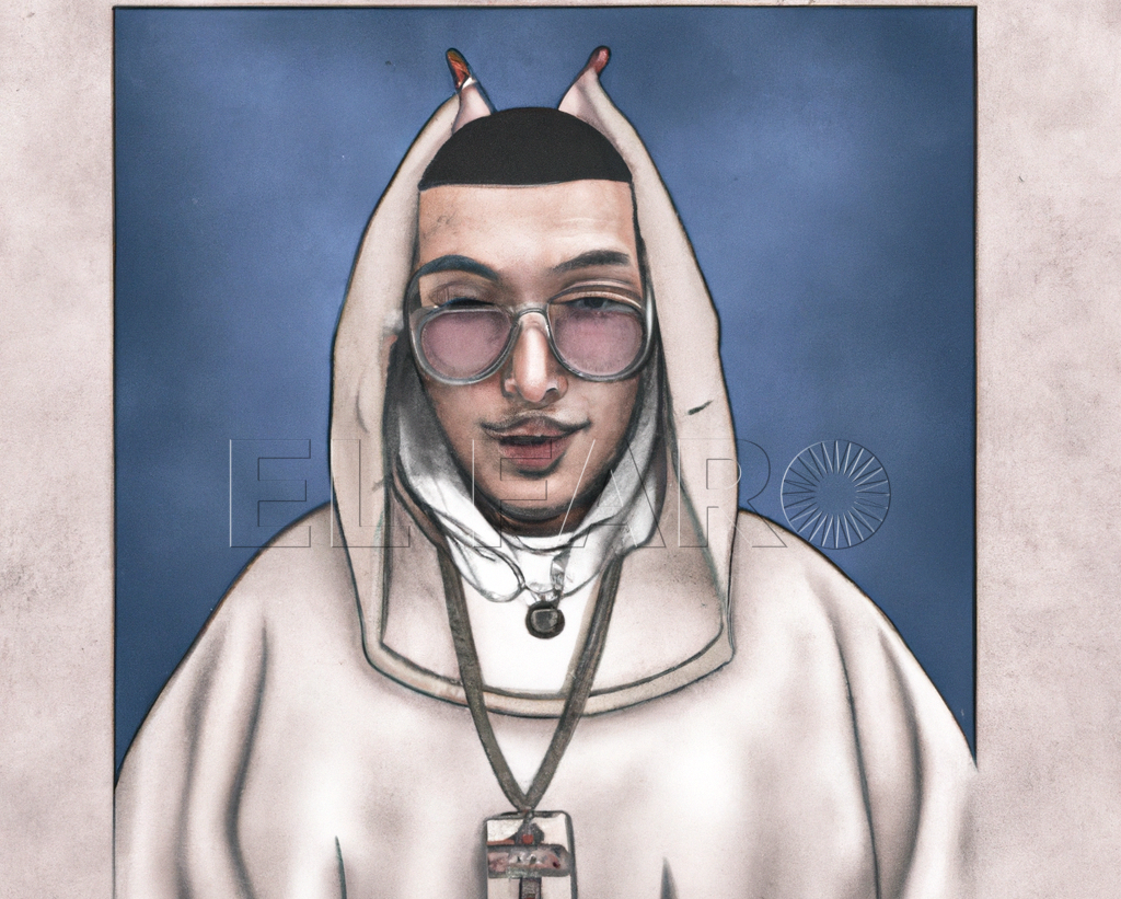 DALL·E 2023 01 12 19.04.10 Retrato de Bad Bunny en estilo medieval e1673725892990 Diccionario para una pandemia (Tomo XXVII-IV)