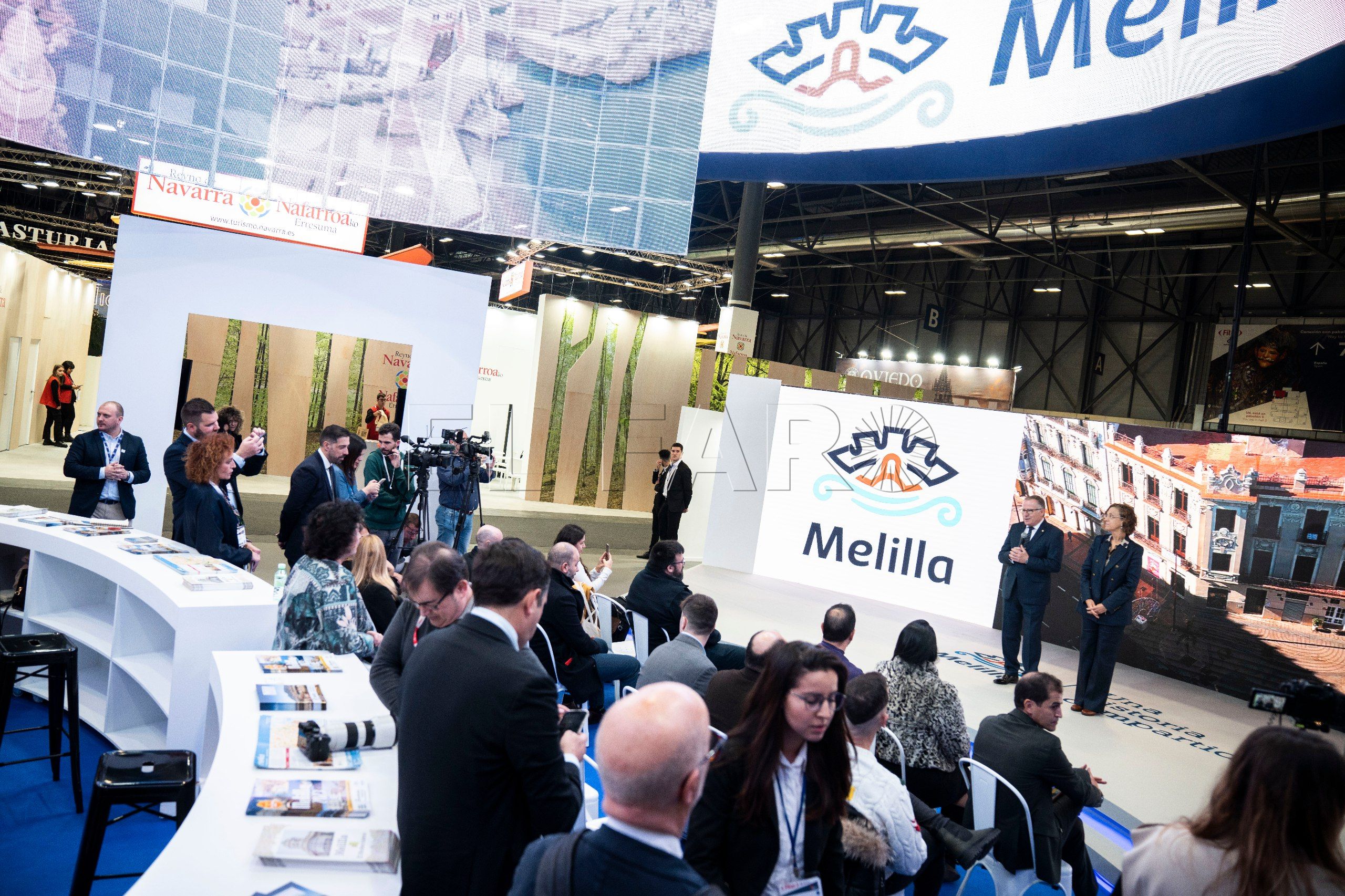 FmwR SjXgAA9h 2 Rojas, en la inauguración del stand de Melilla en Fitur: "Somos los grandes desconocidos, pero cada día menos"