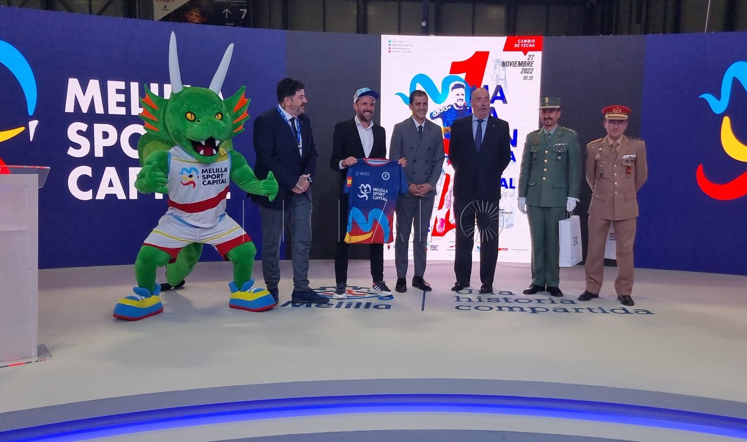 WhatsApp Image 2023 01 20 at 11.57.34 Presentado en Fitur el tridente deportivo de Melilla Sport Capital