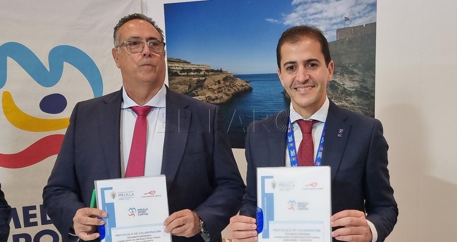acuerdodeportetransmediterranea Centenares de deportistas se desplazarán para competir a Melilla gracias al acuerdo con Transmediterránea