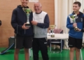 ganadores cuadro principal Gran participación en el torneo navideño de bádminton