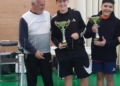 ganadores cuadro secundario Gran participación en el torneo navideño de bádminton