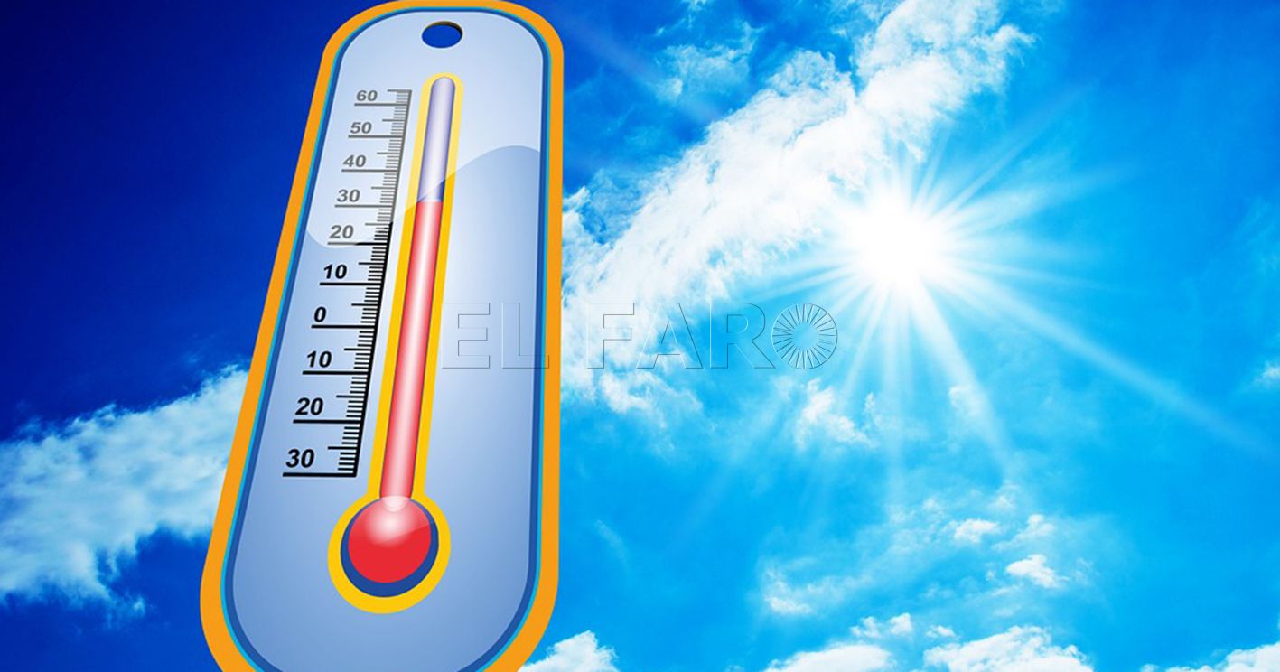 termómetro recorte Melilla batió el lunes el récord de temperatura mínima más alta para un 9 de enero