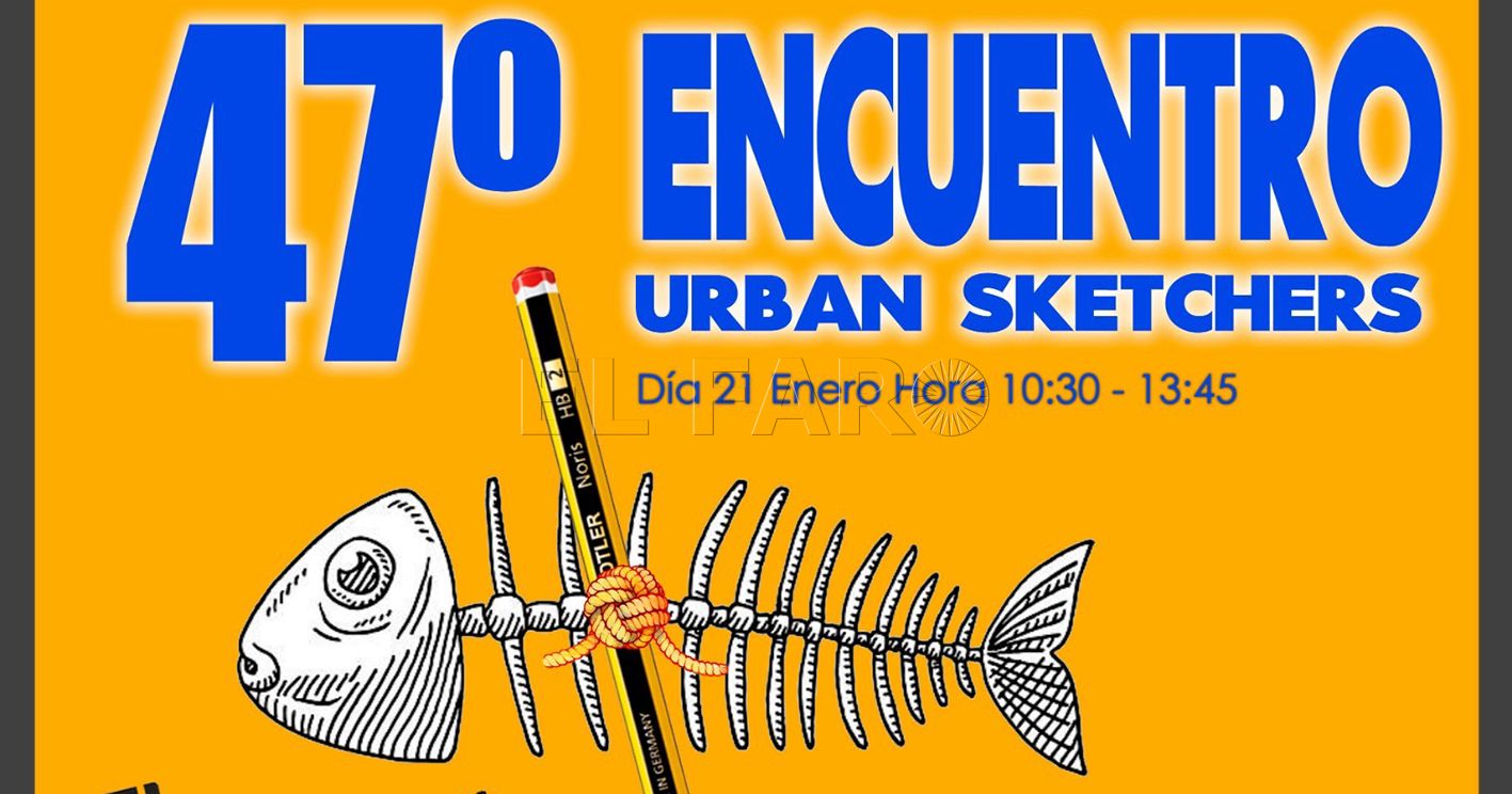 Los Urban Sketchers realizarán su 47 encuentro este sábado en el CEIP Enrique Soler