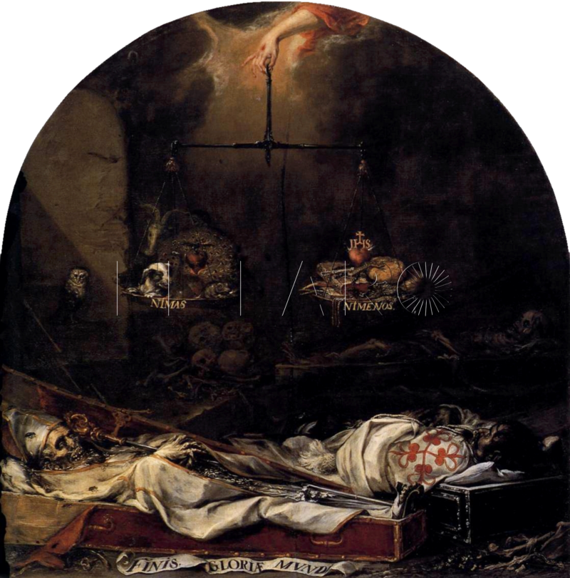 800px Finis gloriae mundi from Juan Valdez Leal Diccionario para una pandemia (Interludio VI)