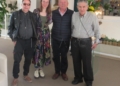 Carla Tienfenbacher junto a miembros de UNESCO Melilla Encuentro de la Asociación de Antiguos Residentes de Alhucemas