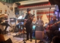 Grupo musical Cafe a las 11 2 San Valentín, en la Asociación Los Cabales