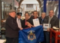 JAVera SihamGribi JavierRodriguez ManuelPalomo JCarlosCabrera Distinción de Unesco Melilla al bar La Alternativa, de Benalmádena