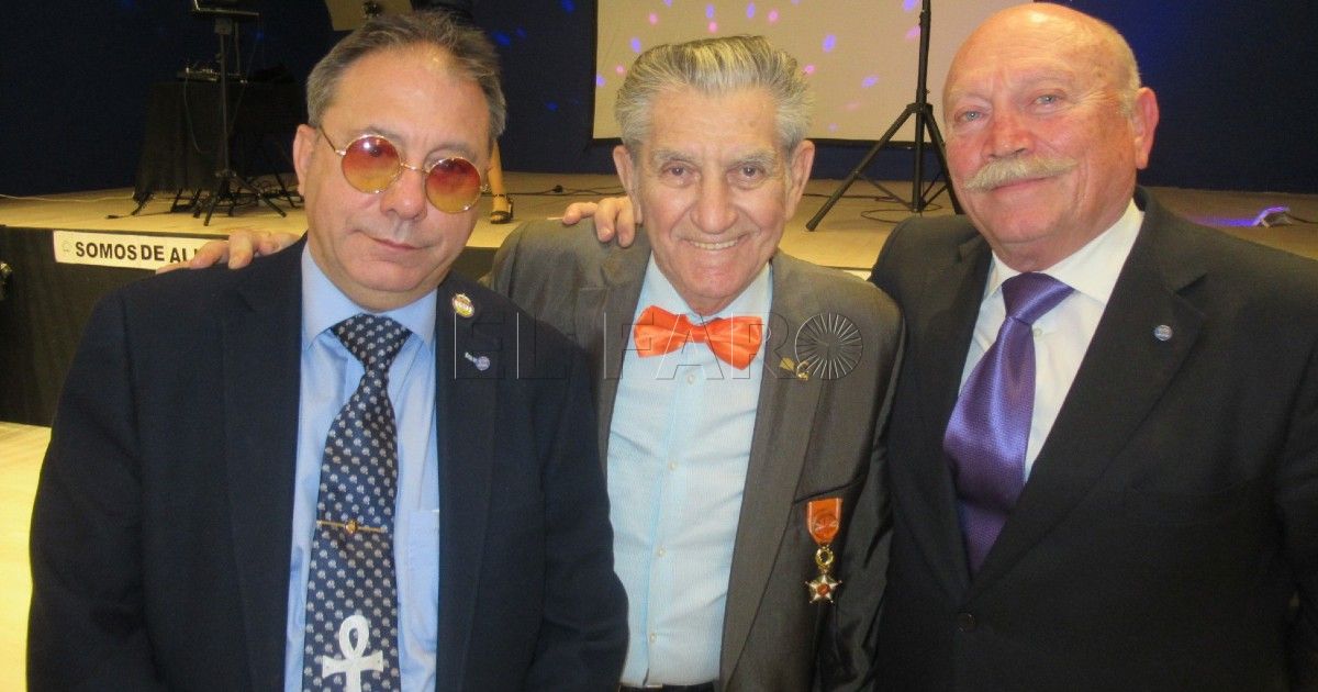 Juanjo Florensa Manuel Palomo y JA Vera Casares 1 Encuentro de la Asociación de Antiguos Residentes de Alhucemas