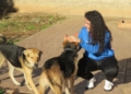 WhatsApp Image 2023 02 02 at 10.31.31 El CV Melilla femenino visita la Protectora de Animales