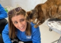 WhatsApp Image 2023 02 02 at 10.31.33 El CV Melilla femenino visita la Protectora de Animales
