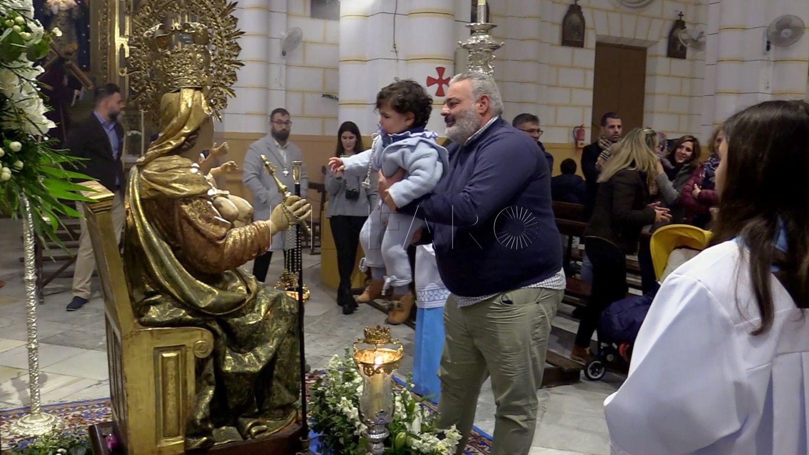 WhatsApp Image 2023 02 02 at 19.06.33 Niños y niñas reciben la bendición de la Virgen de la Victoria en el Sagrado Corazón