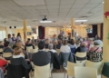 El Batallón de Música de la Comgemel visita el Centro Social de Mayores por el carnaval