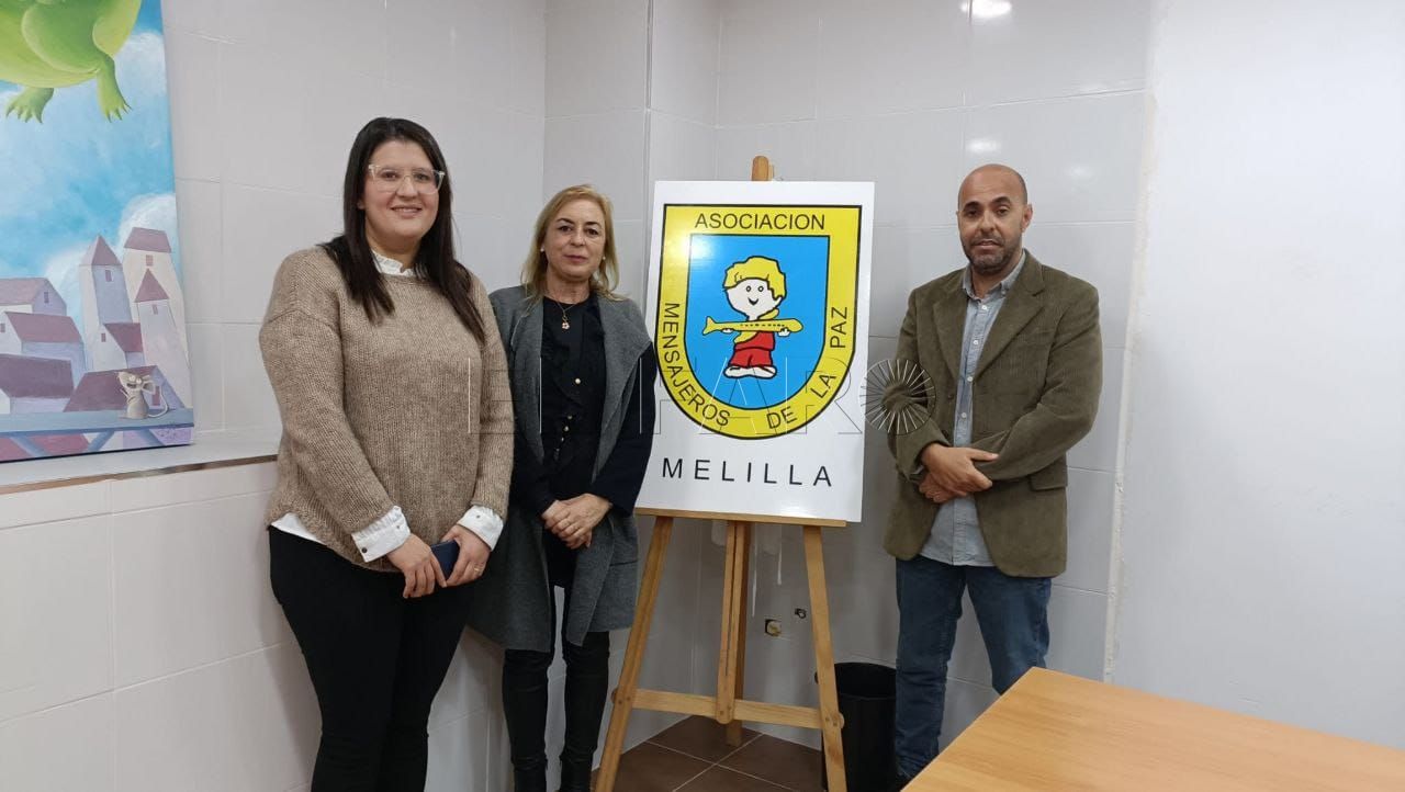 WhatsApp Image 2023 02 28 at 12.38.49 Maeso visita las nuevas instalaciones de Mensajeros de la Paz en Melilla