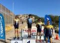 alevin Cristian González y Amara Hamed, vencedores del II GP Orbea de ciclismo en carretera