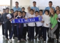 i La UD Melilla visita el CEIP Mediterráneo