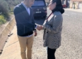 photo1675593336 2 Rachid Bussian, Yonaida Sel Lam y Hassan Mohatar visitan La Cañada