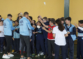 La UD Melilla coge fuerzas visitando el CEIP Anselmo Pardo