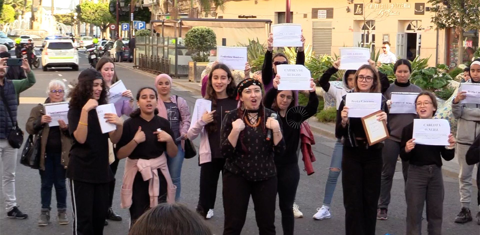 8M4 Melilla Feminista vacía las casas y llena las plazas para protestar