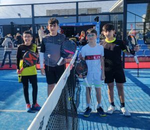Alevin consolacion Buen nivel del pádel de menores melillense en el Premium de Zaragoza
