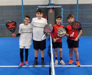 Alevin cuadro final Buen nivel del pádel de menores melillense en el Premium de Zaragoza