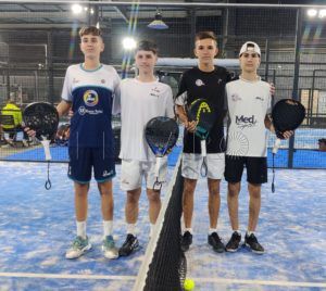 Cadete cuadro final Buen nivel del pádel de menores melillense en el Premium de Zaragoza