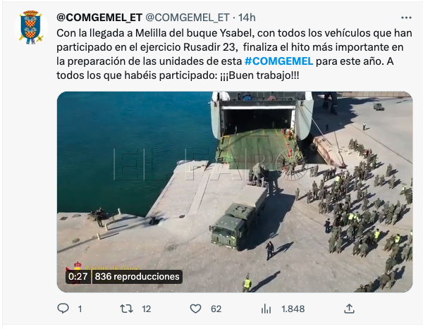 Captura de pantalla 2023 03 09 a las 11.09.13 La visita a Melilla del delegado de Defensa de la embajada de Japón en España