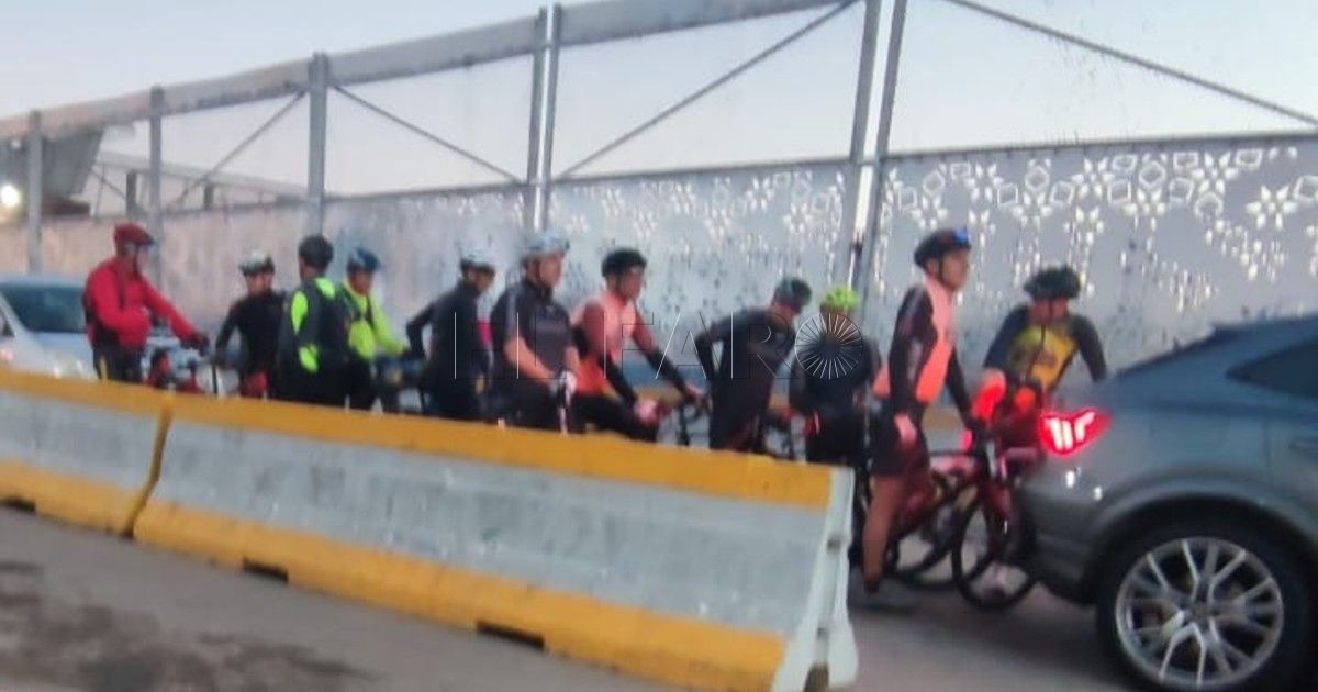 Ciclistas de Melilla Quejas entre ciclistas porque no les dan prioridad para cruzar la frontera de Melilla