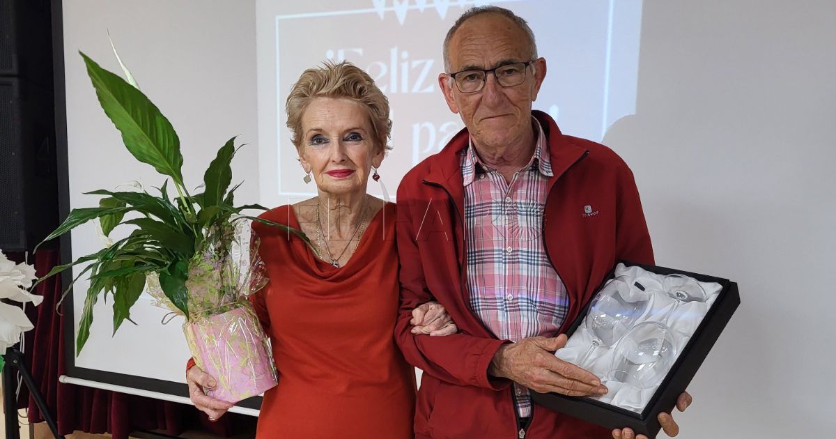Eduardo Eduardo García García, padre del año del Centro Social de Mayores
