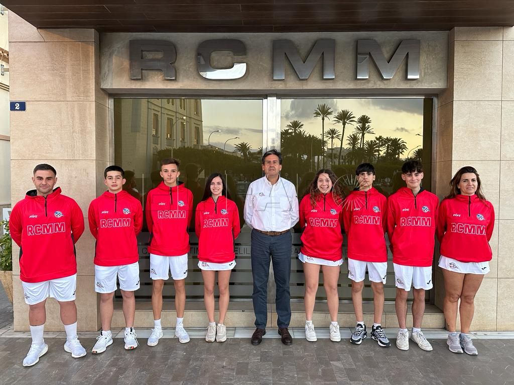 Equipo RCMM Cadete El Real Club Marítimo, en el Nacional de Menores de segunda categoría