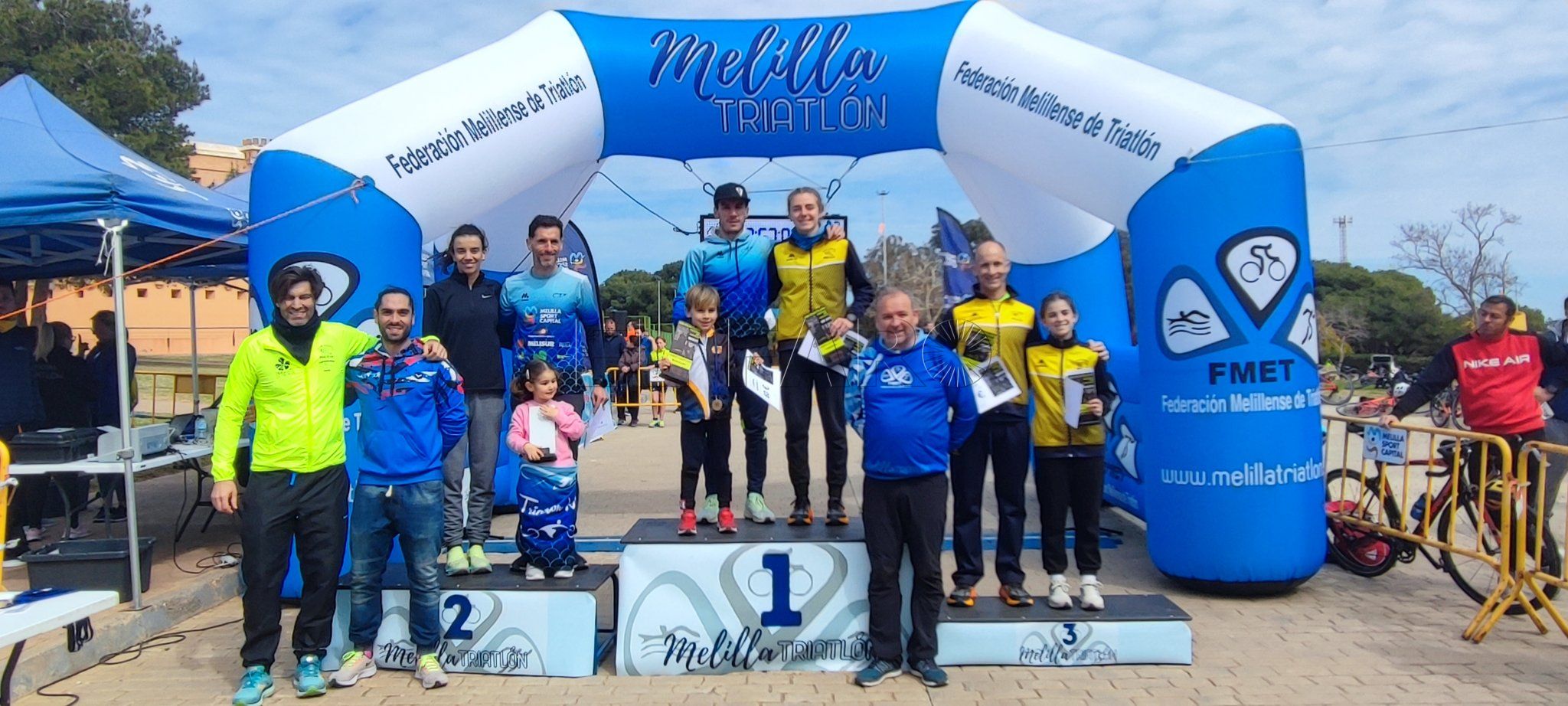 FqYi YTWwAMghFO Eduardo Calderay y Lidia Castillo, ganadores del Autonómico de Duatlón
