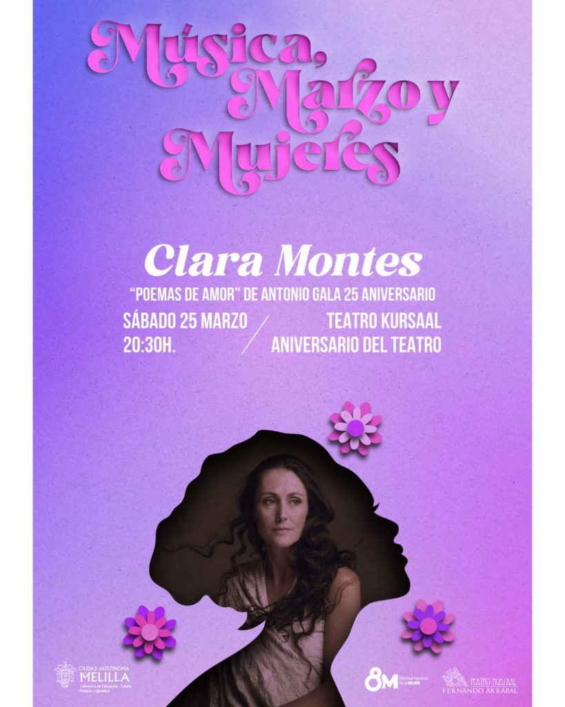 FrvfdrlXwAIARnV Clara Montes presenta 'Poemas de Amor', de Antonio Gala, este sábado en el Kursaal