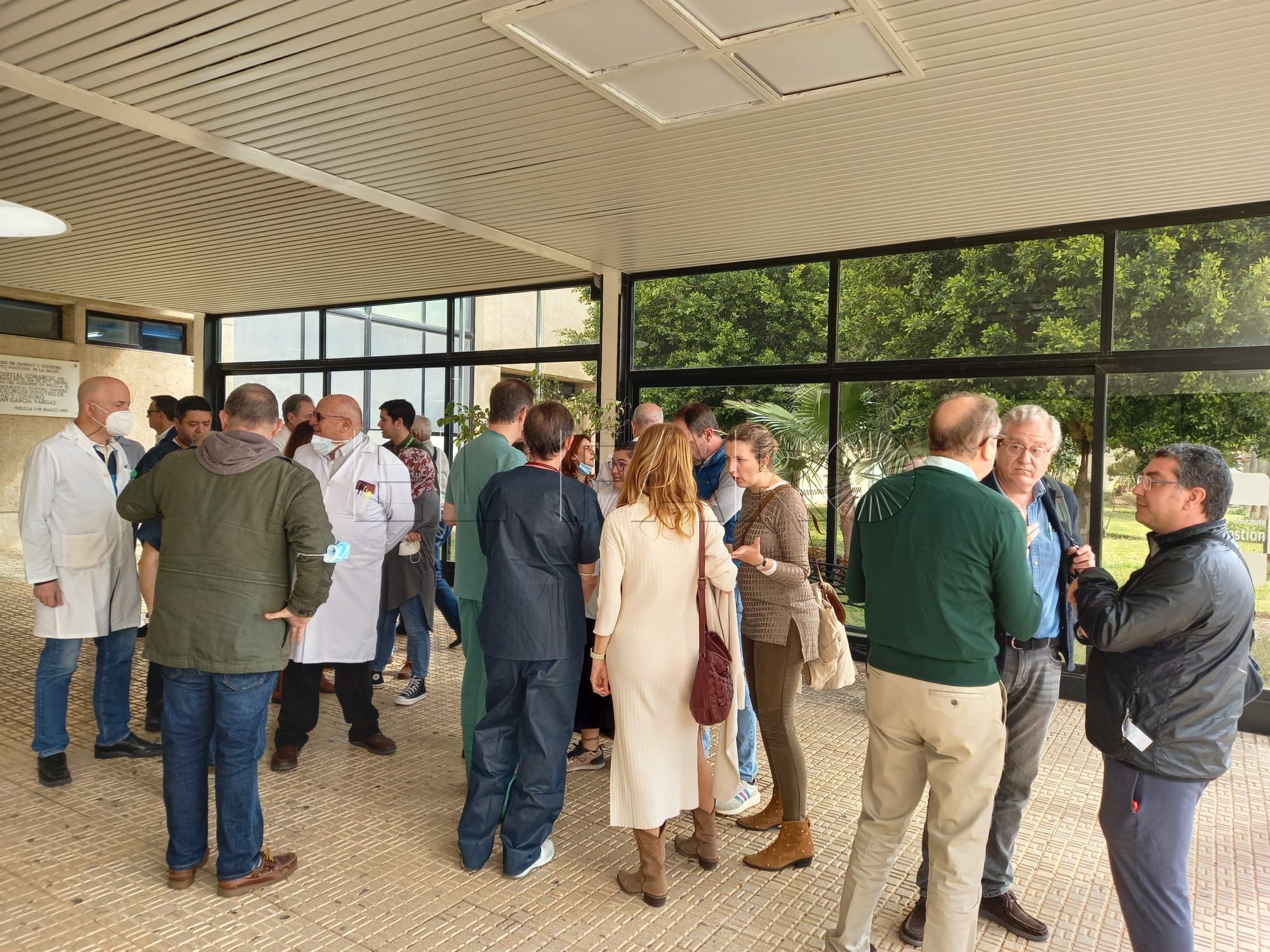 Huelga médicos Cuarta jornada de huelga de sanitarios en el Hospital Comarcal con la mayoría de las consultas suspendidas