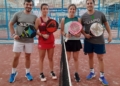 Semifinal 4a categoría campeones derecha foto I Torneo Mixto de Pádel 2023