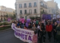 WhatsApp Image 2023 03 08 at 19.38.05 Un centenar de personas salen a la calle al grito de "Ni una más" en la marcha de Melilla Feminista