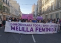 WhatsApp Image 2023 03 08 at 19.38.06 Un centenar de personas salen a la calle al grito de "Ni una más" en la marcha de Melilla Feminista