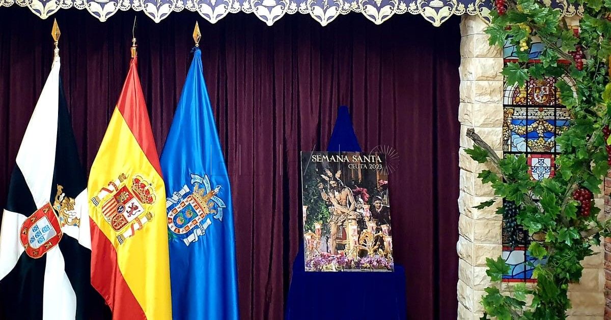 casa ceuta melilla La Casa de Ceuta en Melilla descubre el cartel anunciador de la Semana Santa de Ceuta