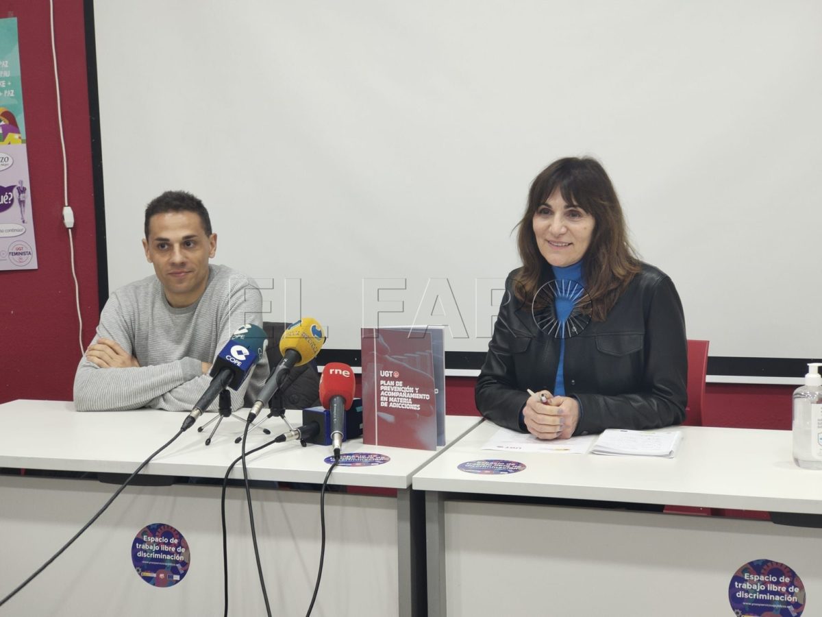 d74600a1 58fe 481b 9771 647c69430c60 1 e1677758755207 UGT presenta en Melilla el nuevo plan de prevención y acompañamiento en materia de adicciones